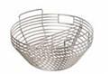 China SS304 Natural Color BBQ Grill Accessories , SGS Stainless Steel Grill Basket for sale