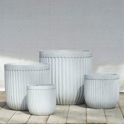 China Fibra gris clara resistente Clay Pots de agua los 21cmx222cm en venta
