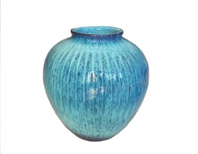 China 27cmx28cm Glazed Large Indoor Ceramic Plant Pots for sale