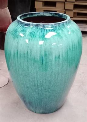 China 50x64cm Glazed Large Outdoor Ceramic Pots For Plants for sale