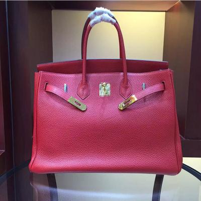 China women high quality 35cm red famous brand handbags TOGO leather bags hanbags fashion bags L-RB2-5 for sale