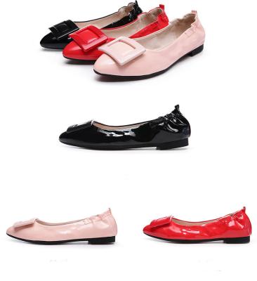 China Factory direct sell women brand shoes flat shoes pointy shoes kidskin foldable shoes priviate label shoes BS-07 for sale