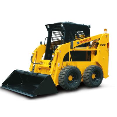 China Changlin Yellow Skid Loader Excavator 255F 0.4M3 Operating Weight 2400 Kg for sale