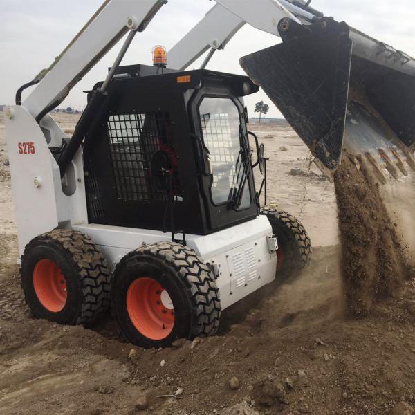 Quality Mini China Skid Steer Loader 0.53 Cbm With Different Attachments for sale