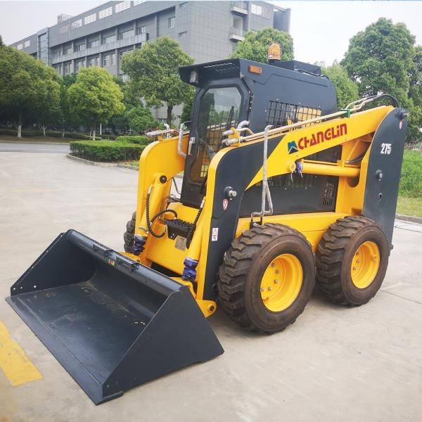 Quality Mini China Skid Steer Loader 0.53 Cbm With Different Attachments for sale