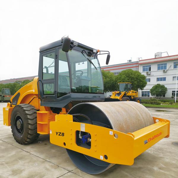Quality Sinomach Changlin YZ8 Vibrating Compactor Roller 8 Ton Drum Diameter 1200mm for sale