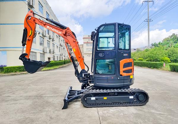 Quality 3.5 Ton Mini Excavator Zero Tail Swing 0.12M3 With High Power Yanmar Engine for sale