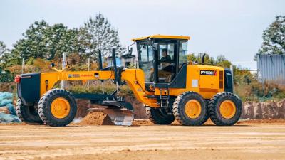 China Construction Motor Grader Machine PY190H 142KW Flexible Blade for sale