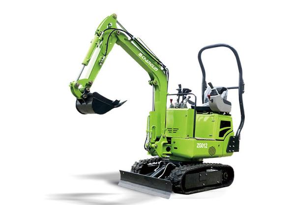Quality ZG012 1 Ton Mini Excavator Machine Pilot Type For Dig Trenches / Foundations for sale