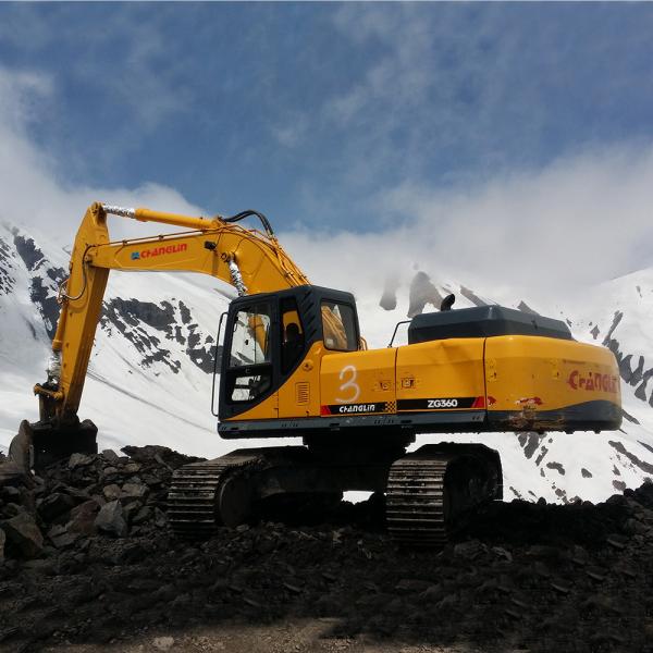 Quality ZG360 Hydraulic Crawler Excavator Low Fuel Consumption High Power Changlin for sale