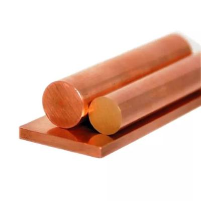 China Copper Busbars C1100 Flat Copper Round Bars 5.5mm-500mm for sale