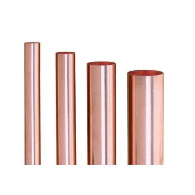 China C1200 Round Copper Pipe Tube C1220 Copper Finned Tube for sale