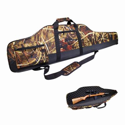 China Oem Odm Durable Hunting Gun Bag 50 Inch Scoped Rifle Case with eggshell foam padding For Shooting Hunting for sale