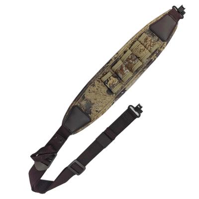 China Camo Neoprene Hunting Gun Slings Non Slip Custom Gun Slings With Swivels for sale