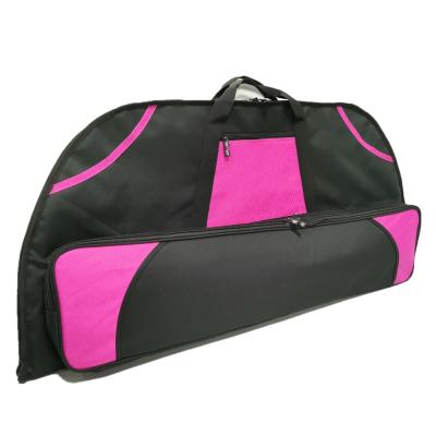 China Pink Archery Compound Bow Case 42 Inch Soft Bow Case For Women for sale