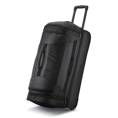 China OEM Durable Wheeled Luggage Bag Polyester Duffel Bag For Traveling for sale