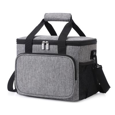 China 24 Can Insulated Cooler Bags 600D Oxford Large Lunch Bag For Adult Men Women for sale