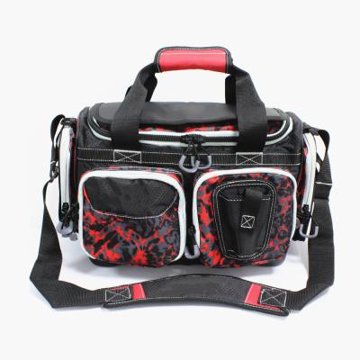 China OEM Durable Fishing Tackle Bags 600D Polyester Waterproof Tackle Bag for sale