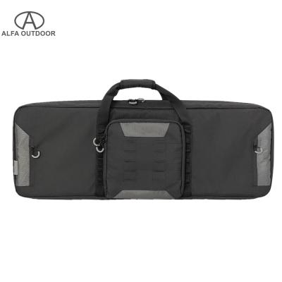 China 32/36/42/48 Inch Double Rifle Case Tactical Gun Bag For Rifle Pistol Firearm for sale