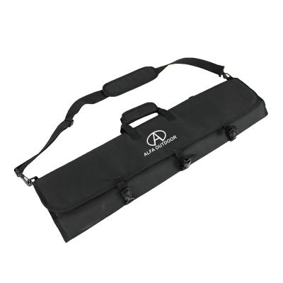 China Customized Archery Soft Bow Case Archery Lightweight Rolled Up Takedown Recurve Bow Case Bow Bag With Arrow Tube Holder for sale