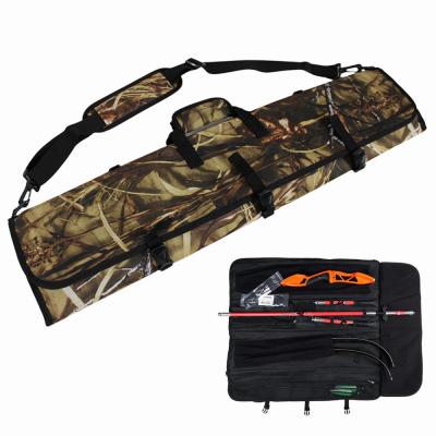 China Camo Archery Soft Bow Case Archery Recurve Bow Case Takedown Bow Case With Adjustable Shoulder Strap For Hunting Te koop