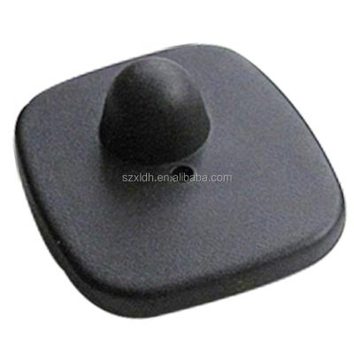 China Small Square Shop EAS System Clothing Security Tags for RF Radio Frequency Systems for sale