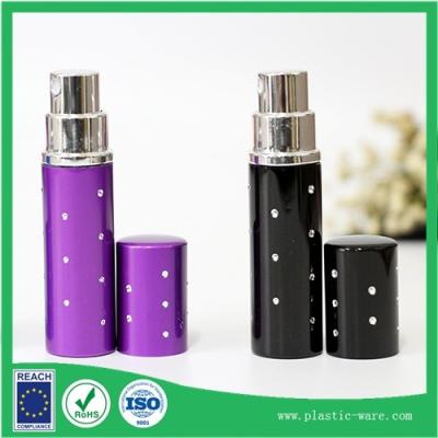 China 5 ml diamond point electrochemical aluminum tube spray perfume perfume bottles packing for sale