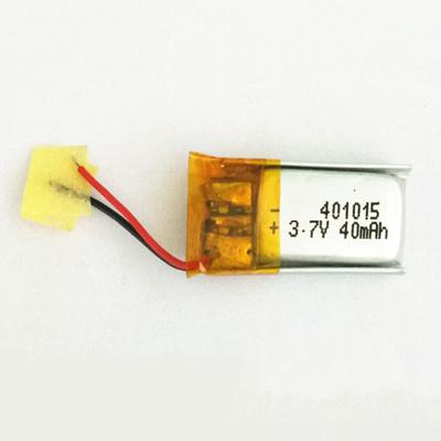 Chine petite batterie de la batterie 401015 25mAh Lipo du polymère 3,7 V de Li de batterie à vendre