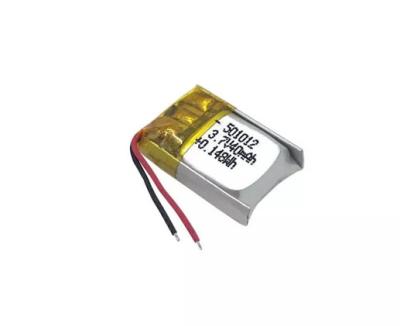 China 501012 45mAh Lithium Polymer Battery With KC / CB Certification for sale