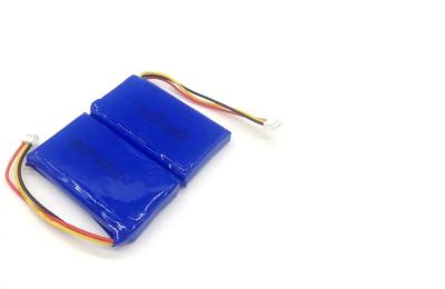 China 2s 500mAh 600mah Lipo Rechargeable Battery Pack , KC Lipo Battery Pack 403048 7.4v for sale