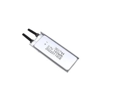 China 301744 3.7V 160mah Li Polymer Battery Cell For Beauty Device for sale