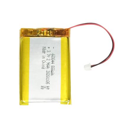 China 603044 Rechargeable Battery Pack  3.7V 800mAh Lithium Ion Li Polymer Battery for sale