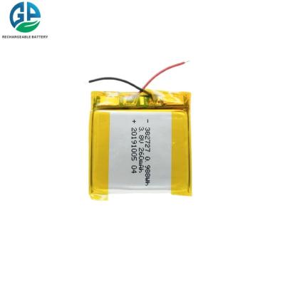 China 382727 3.8v 260mAh Lithium Polymer Battery Pack For GPS Tracking Smart Watch for sale