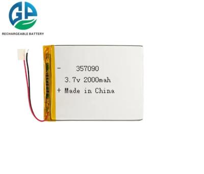 China 3.7 V 2000mah 357090 Lithium Ion Polymer Power Bank For Rc Helicopter for sale
