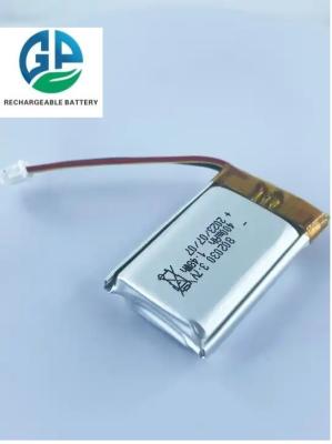 Cina KC approvato batterie agli ioni di litio con PCB per auto Smart Watch batteria ricaricabile agli ioni di litio 802030 3.7V 400mAh in vendita