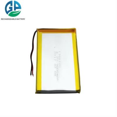 China KC CB IEC62133 Li Polymer Rechargeable Battery High Capacity Lipo Battery 1160100 3.7V 9000mAh for sale