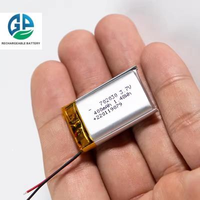 Китай Rechargeable KC Power Tool Battery 702030 400mAh Oem 3.7V Rechargeable Li Ion Cell Lipo Battery продается