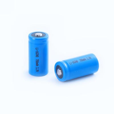 China MSDS 800mah 3,7 V 16340 Navulbare Batterij voor Flitslicht Te koop