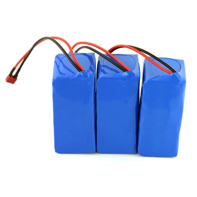 Chine paquet de batterie de 2500mah 14.8V 10Ah 4S4P 18650 pour la bobine de pêche électronique à vendre