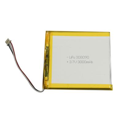 China 3000mah 3.7 V Lipo Drone Battery 308090 Rechargeable Battery Pack for sale