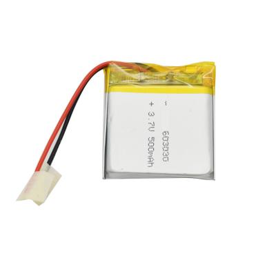 Chine 603030 3,7 paquet de batterie de Li Polymer Battery 500mah UN38.3 Lipo de volt à vendre
