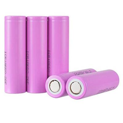 China RoHS 3.7V Li Ion 1500mAh 15C 18650 Lithium Battery Cells for sale