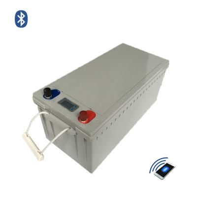 China MSDS 200AH 12V Battery Pack Lithium Iron Phosphate Battery With Bluetooth for sale