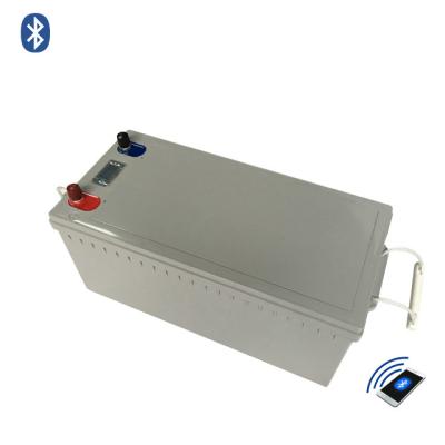 Chine Batterie solaire de la batterie 12v 200Ah de phosphate de fer de lithium avec Bluetooth à vendre
