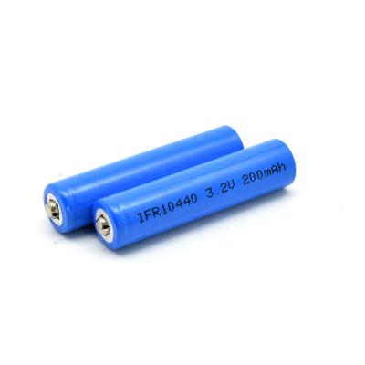 Chine Batteries 200mah légères solaires rechargeables de Lifepo4 3.2V IFR 10440 à vendre