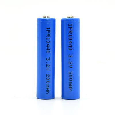 China 3.2v LiFePO4 10440 AAA Rechargeable Lithium Batteries For LED Lamp for sale