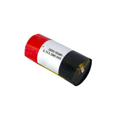 China MSDS 900mAh 3.7 V 18350 Battery 10c Cylindrical Lithium Ion Cell for sale
