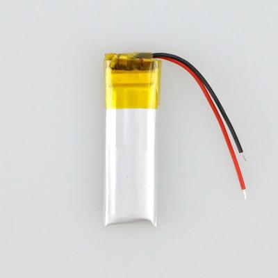 China 401030 3.7V recarregáveis Li Polymer Battery 80mAh para smart card à venda