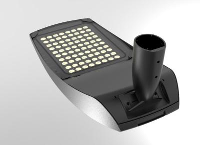 China 130lm/w 80 Watt Led Parking Lot Light Fixtures / Ip65 Led Street Luminaires for sale