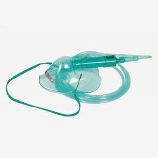 China Máscara de oxígeno médica verde disponible portátil de Venturi del respirador del PVC con 24, 26, 28 nivel WL1003 en venta